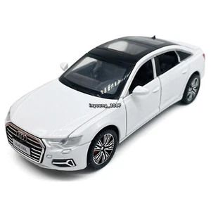 1:32 2022 Audi A6L Model Car Diecast Toy Cars Boys Toys for Kids Gifts White - Picture 1 of 12
