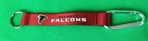 NFL Atlanta Falcons Caribiner Cordón Llavero NUEVO - Imagen 1 de 1
