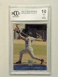 2001 Topps Reserve ALBERT PUJOLS #103 Gem Mint 10 Rookie/RC 1078/1500 HOF Invest - Picture 1 of 3