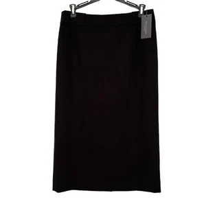 Tommy Hilfiger Black Midi Pencil Suit Skirt Womens Size 6 New With Tags MSRP $89 - Picture 1 of 3