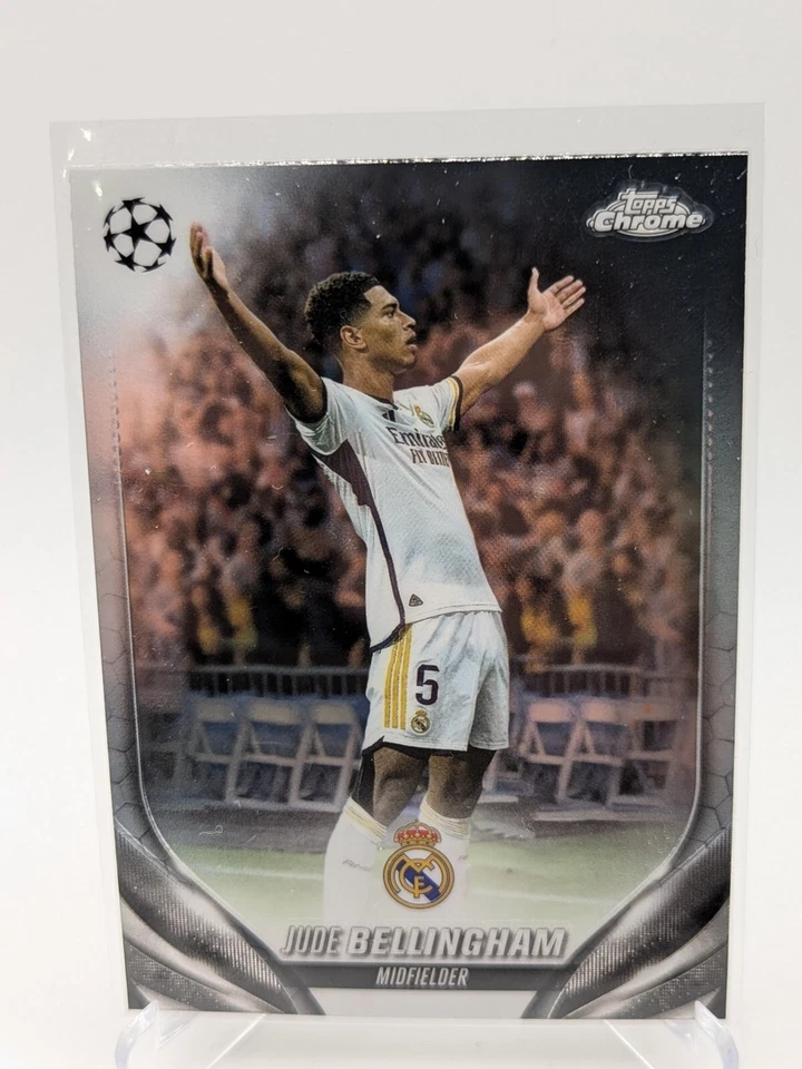 JUDE BELLINGHAM 2023-24 Topps Chrome UEFA Club Competitions #112 Real Madrid - Image 1 of 2