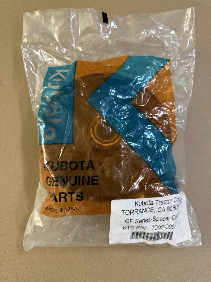 Kubota Tractor Mid-mount mower gauge wheel  kit. KTC P/N 7000-00607 - Image 1 of 3