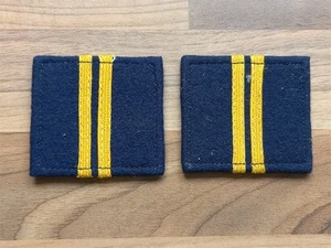 NORTH VIETNAM NAVY VIETNAM WAR ERA 2 STRIPE SHOULD TITLES - Picture 1 of 2