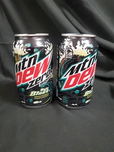 Menge 2 Mountain Dew Baja Blast Null Zucker Versiegelt 12oz Dose 20th Anniversary - Bild 1 von 5