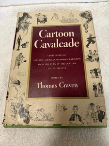 Cartoon Cavalcade - Thomas Craven 1945 Book Club Edition HC/DJ - Bild 1 von 8