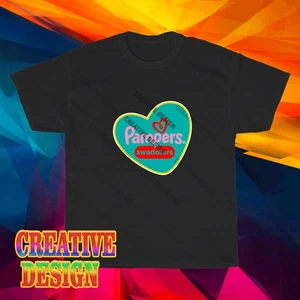 NUOVO! T-shirt manica lunga logo pannolini Pampers Swaddlers divertente taglia dalla S alla 5XL - Foto 1 di 6