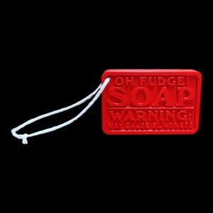 3D-printed "OH Fudge!" Bar of Soap A Christmas Story-inspired Christmas ornament - Picture 1 of 5