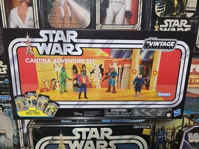 2025 Star Wars The Vintage Collection Cantina Adventure Exclusive 4 Pack Set - Image 1 of 4