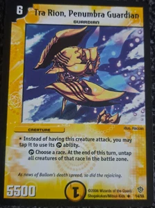 Duel Masters Tra Rion Penumbra Guardian 14/55 Epic Dragons of Hyperchase - Picture 1 of 2