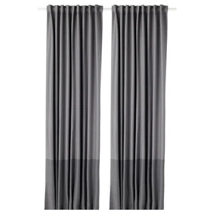 Ikea MARJUN Cortinas Oscurecedoras Habitación 57x98" 1 Par (2 Paneles) Gris - Usado - Imagen 1 de 10