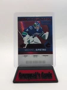 2021-22 UD Credentials - 2020-21 Debut Ticket Access Michael DiPietro #124 /199 - Picture 1 of 2