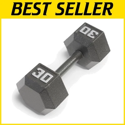 Mancuerna de hierro fundido - mango moleteado, cabezal sin balanceo Foto 1 de 4