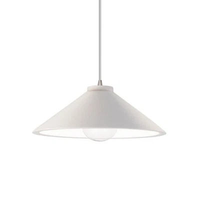 Used Justice Design CER-6240-BIS-NCKL-WTCD Radiance - 1 Light Flare Pendant with - Image 1 of 2