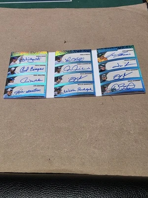 Yount Molitor Canseco Giambi Swisher 2025 LEAF SPECTACULAR 12 AUTO BOOK 2/4 - Image 1 of 4