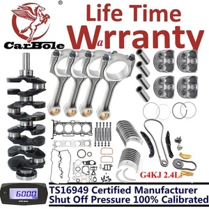 G4KJ 2.4L Engine Rebuild Overhaul Kit w/ Conrods for Hyundai Sonata Kia 2.4 G4KJ - Picture 1 of 23