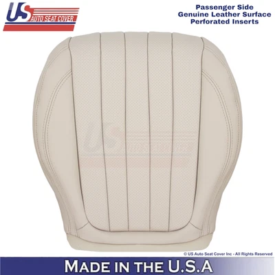 2017 - 2023 梅赛德斯奔驰 E 级真皮乘客底部保护套棕褐色 — 第 1/4 张图片