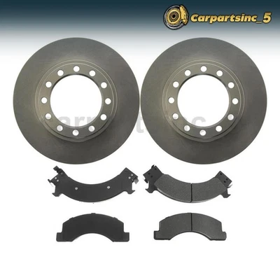Brake Rotor Brake Pad Front 3PC for Isuzu NPR 3.9L 1986 - 1997 - Image 1 of 4