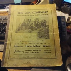 Lea Company Catalog 1930s Horse Supply Farm Catalog Elgin Ill. - Bild 1 von 6