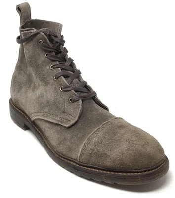 Botas Allen Edmonds Port Washington Para Hombre Talla 13 D Gris Gamuza Cuero Puntera Foto 1 de 4