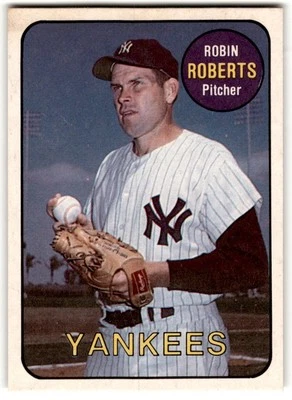 1986 Sports Design Products JD McCarthy Robin Roberts #21 New York Yankees - Image 1 of 2