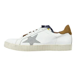 M&S Collection Lace Up Leather Star Trainers RRP £49.50 - Picture 1 of 7