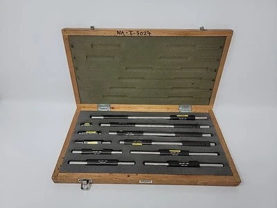 Mitutoyo 167 Micrometer Standard 11 Piece Set, 1”-11” w/ Wood Case - Image 1 of 4