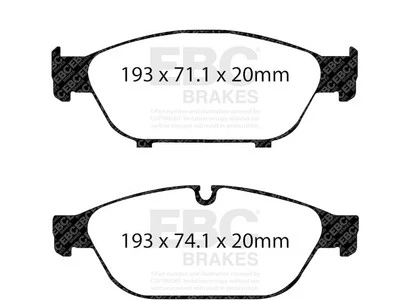 Juego de pastillas de freno delanteras para Audi A6 Quattro 2012-2018 EBC 63928BYWR 2013 2014 2015 Foto 1 de 4