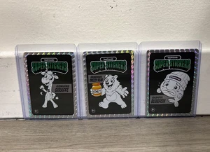 VeeFriends Super Stickers Lot Of 3 Black & White Cards Giraffe Blobfish Bear - Picture 1 of 5