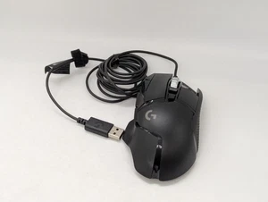 FAULTY R Logitech G502 Hero gaming mouse USB wired RGB black READ DESCRIPTION - Picture 1 of 9