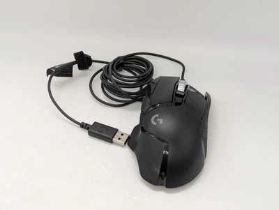 FAULTY R Logitech G502 Hero gaming mouse USB wired RGB black READ DESCRIPTION - Image 1 of 4