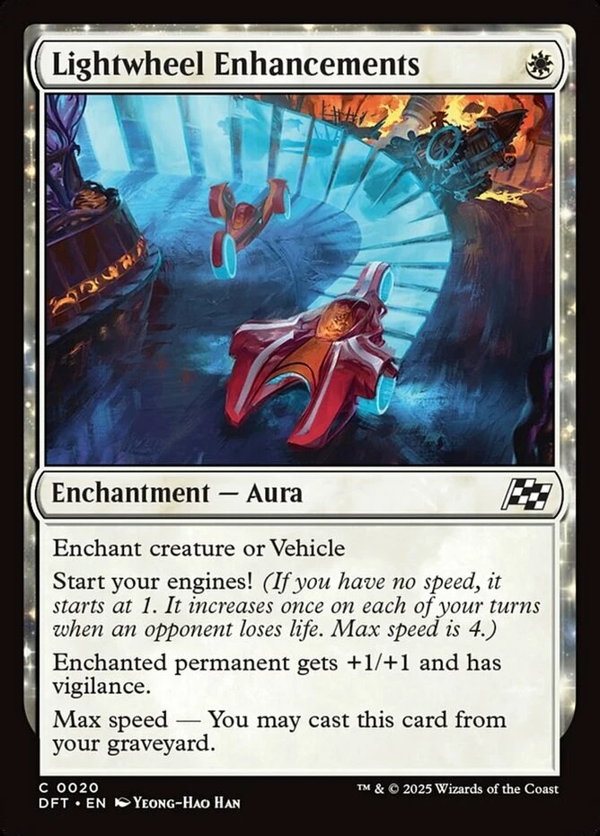 x1 Lightwheel Enhancements - Aetherdrift - NM - MTG - Image 1 of 1