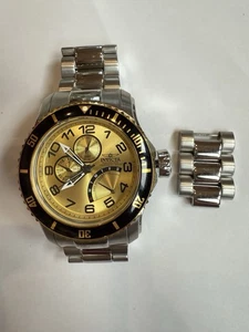 Invicta 15337 49mm Pro Diver Scuba Multi Function Gold-tone Dial Mens Watch - Picture 1 of 2