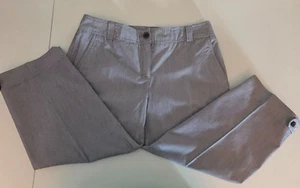 Izod Navy blue & white stripes women pants size 10              P143 - Picture 1 of 8