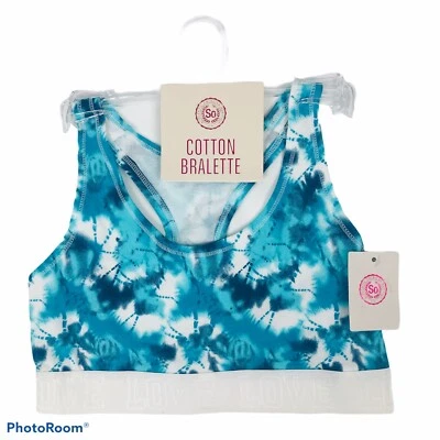 SO by Kohl’s Women’s Cotton Bralette Sz Medium Multi Colors Unpadded - Image 1 of 4
