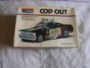 VINTAGE MONOGRAM PLYMOUTH DUSTER COP OUT MODEL KIT #7500 1973 - Picture 1 of 17