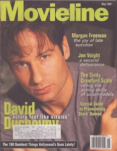 Movieline Magazine - May 1997 - Cover: David Duchovny - Morgan Freemen - Picture 1 of 2