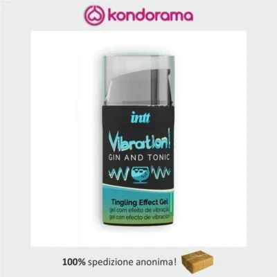 INTT Vibration liquido vibrante gel intimo stimolante aroma Gin and & Tonic 15ml