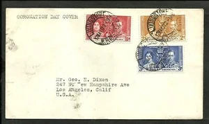 BRITISH NORTH RHODESIA, 1937, COVER TO OSA, LIVINGSTONE CANCEL - Picture 1 of 1