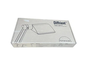 Iconic RARE Humanscale Diffrient Task Light II Double Arm Desk Lamp Silver New - Picture 1 of 11