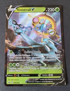 Carte Pokémon N°009/202 Sinistrail V - Epée & Bouclier - VF - Imagen 1 de 2