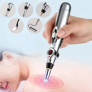 Electric Acupuncture Pen Pain Relief Point Massage Electronic Meridia Hot US New - Picture 1 of 25