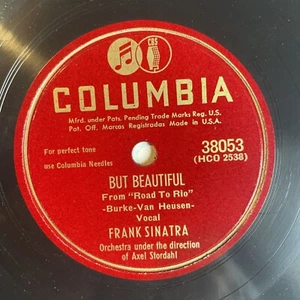 10" 78 RPM-Frank Sinatra-If I Only Had a Match/But Beautiful/Columbia 38053 - Picture 1 of 4