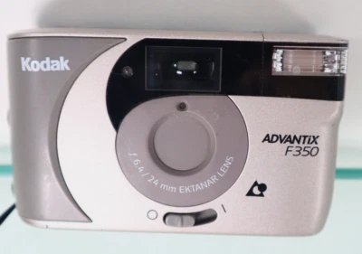 Cámara Eastman Kodak Advantix F350 f 6,4/24 mm lente ektanar correa de mano sin probar Foto 1 de 4