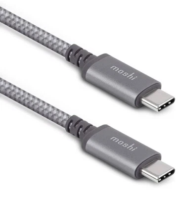 NEW Moshi Integra USB-C to USB-C Charge/Sync Cable 100W 6.6ft/2m - Image 1 of 4