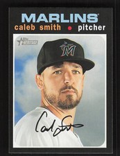 2020 Topps Heritage   Caleb Smith #114 Miami Marlins