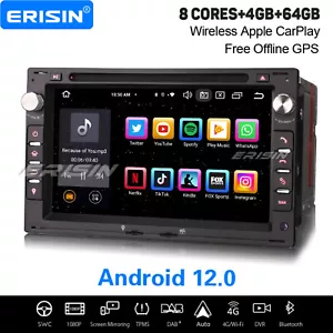 8-Cœurs Android 12 Navi Autoradio Pour VW Bora Jetta Passat B5 Golf 4 T4 T5 SEAT - Foto 1 di 21
