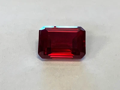 corte esmeralda solto vermelho laboratório criar rubi 31ct wa - Imagem 1 de 4