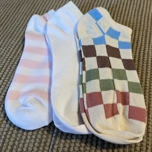 Dekorative unsichtbare Damensocken 3er Set Schuhgröße 4-10 brandneu - Bild 1 von 1