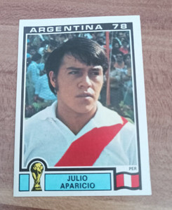 PANINI ARGENTINA 78 N°306 July appearance PEROU PERU recovered