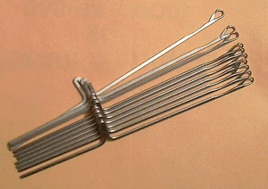 10 agujas nuevas para máquina de tejer Brother KH-260/270 - Imagen 1 de 2